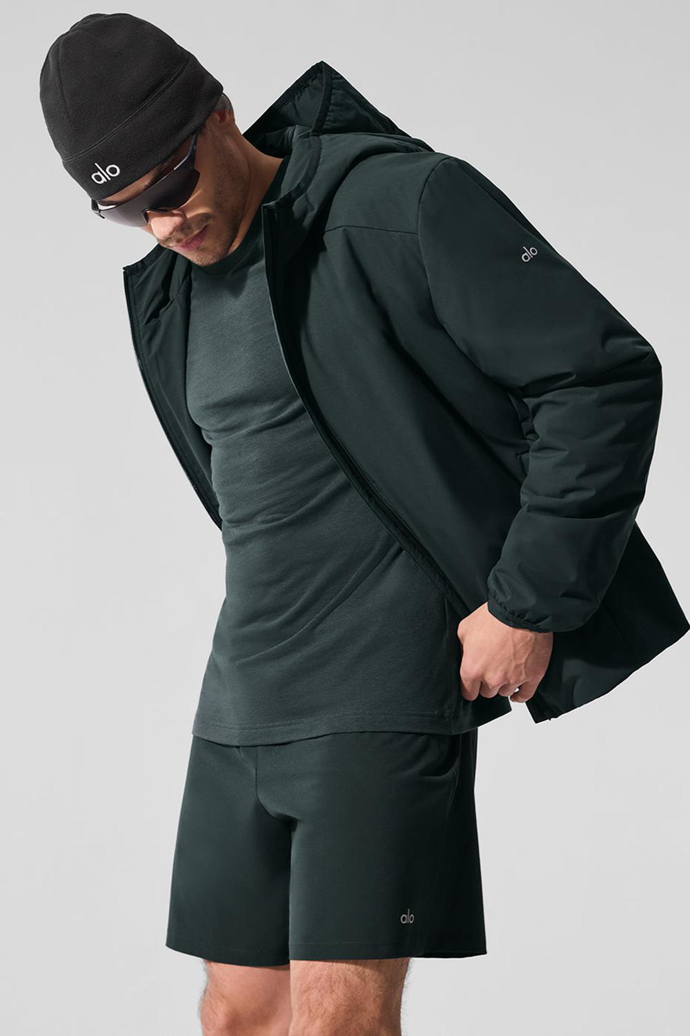 Alo Yoga Elemental Full-Zip Miesten Takit Vihreä | Suomi  0623-XKQBU