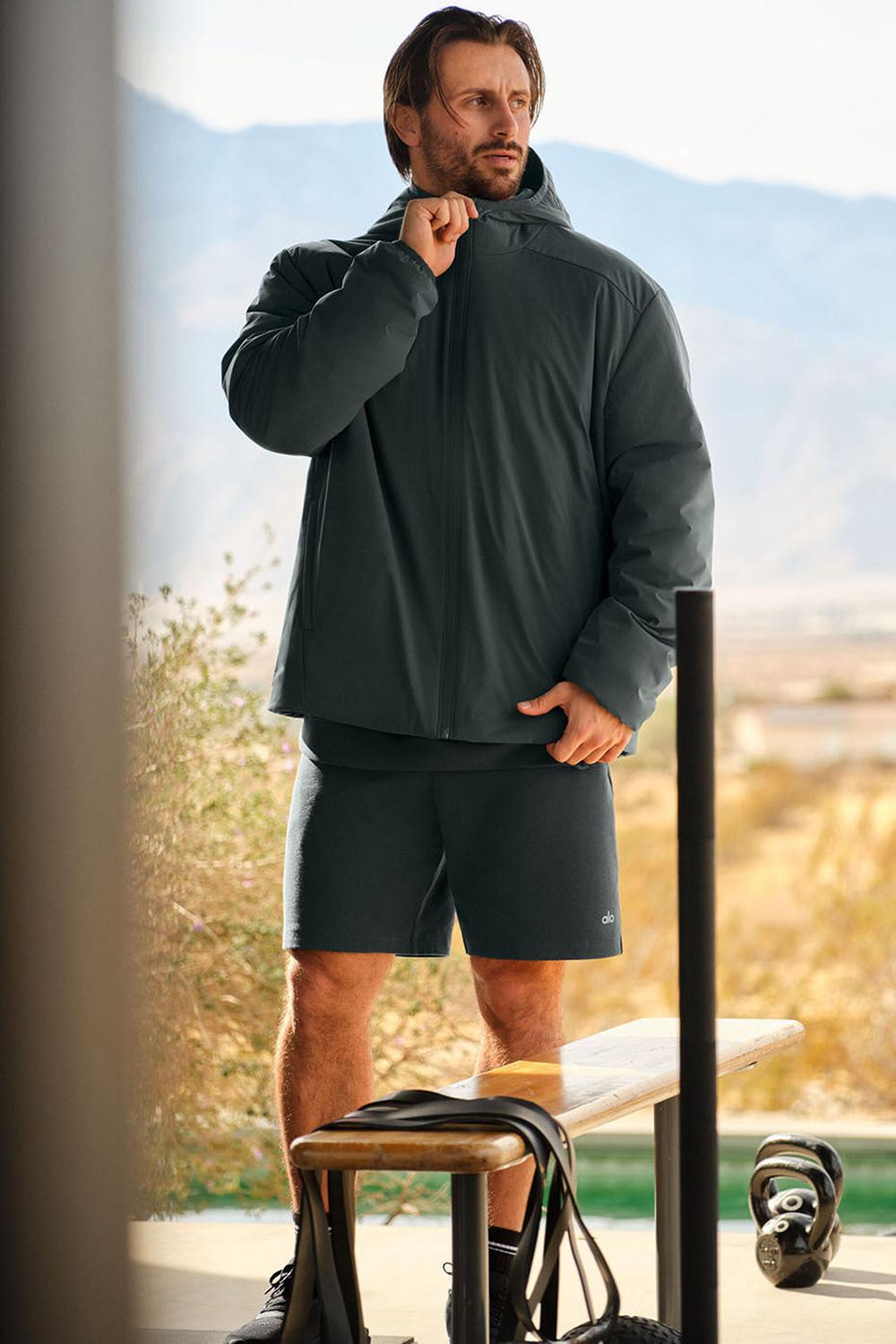 Alo Yoga Elemental Full-Zip Miesten Takit Vihreä | Suomi  0623-XKQBU
