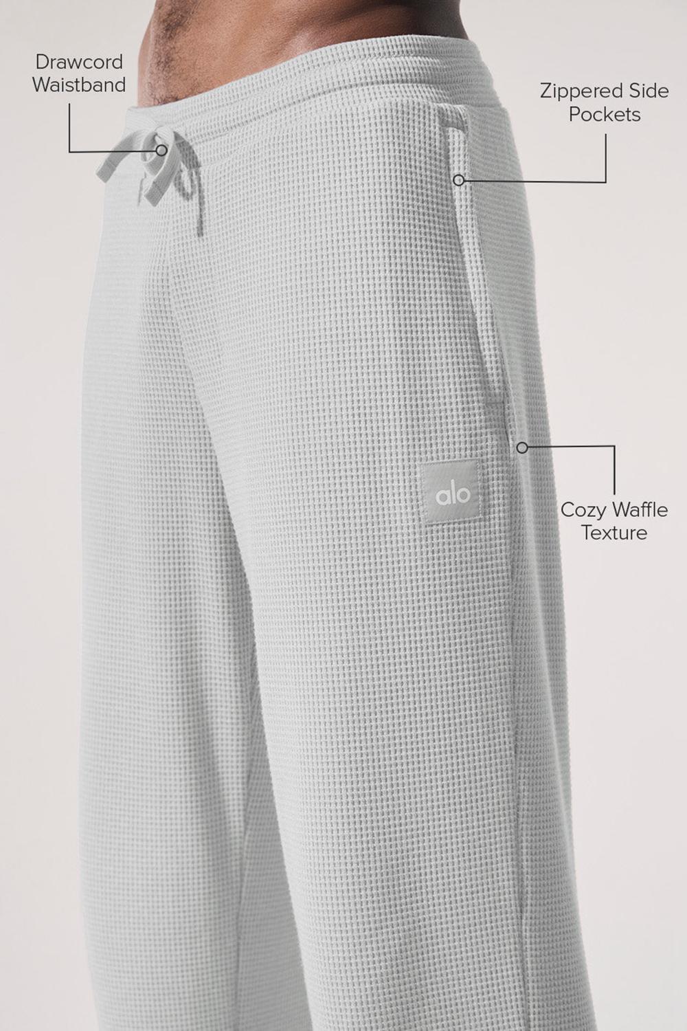 Alo Yoga Elevate Waffle Straight Leg Miesten Housut Harmaat | Suomi  3201-GAWXN