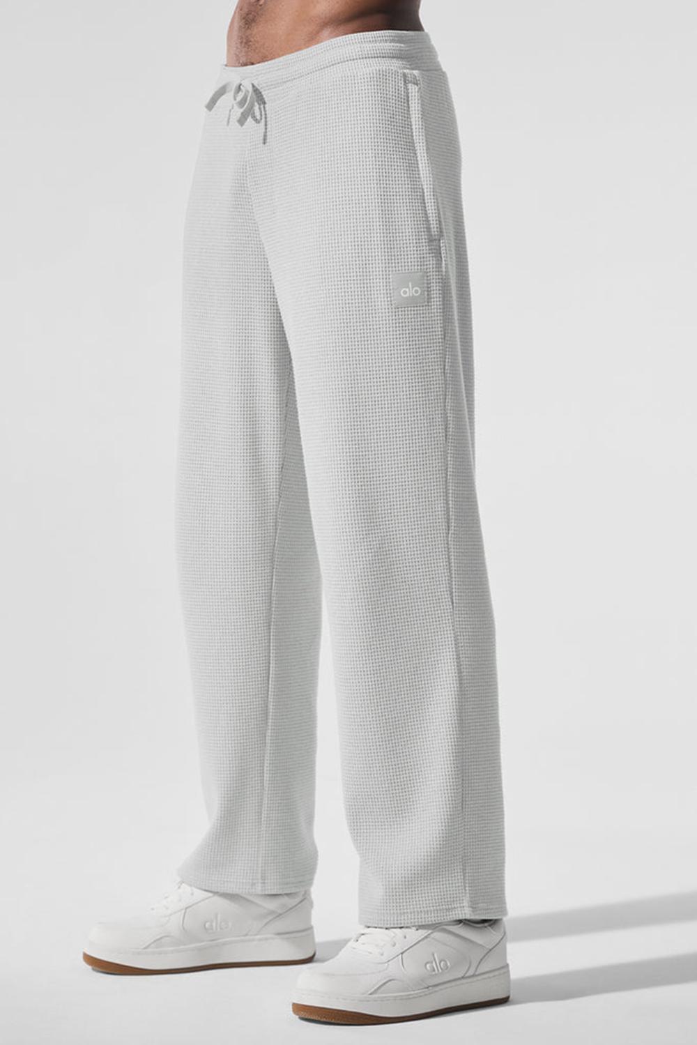 Alo Yoga Elevate Waffle Straight Leg Miesten Housut Harmaat | Suomi  3201-GAWXN