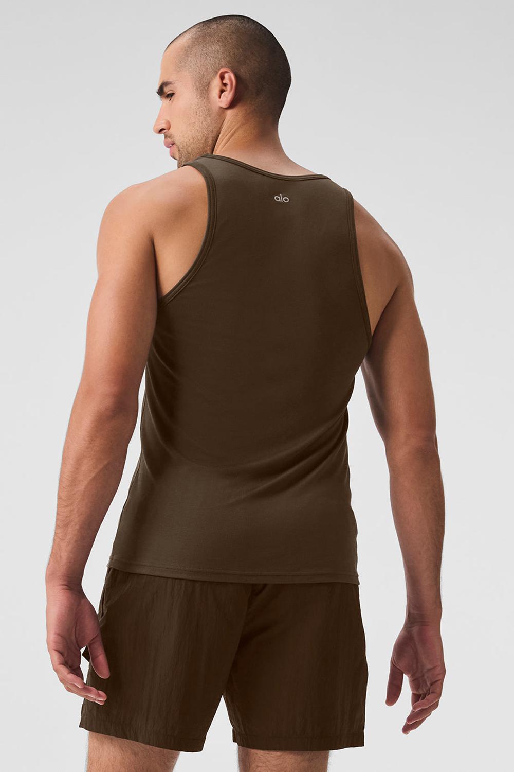 Alo Yoga Everyday Modal Rib Miesten Juoksupaidat Espresso | Suomi  2718-PKVFC