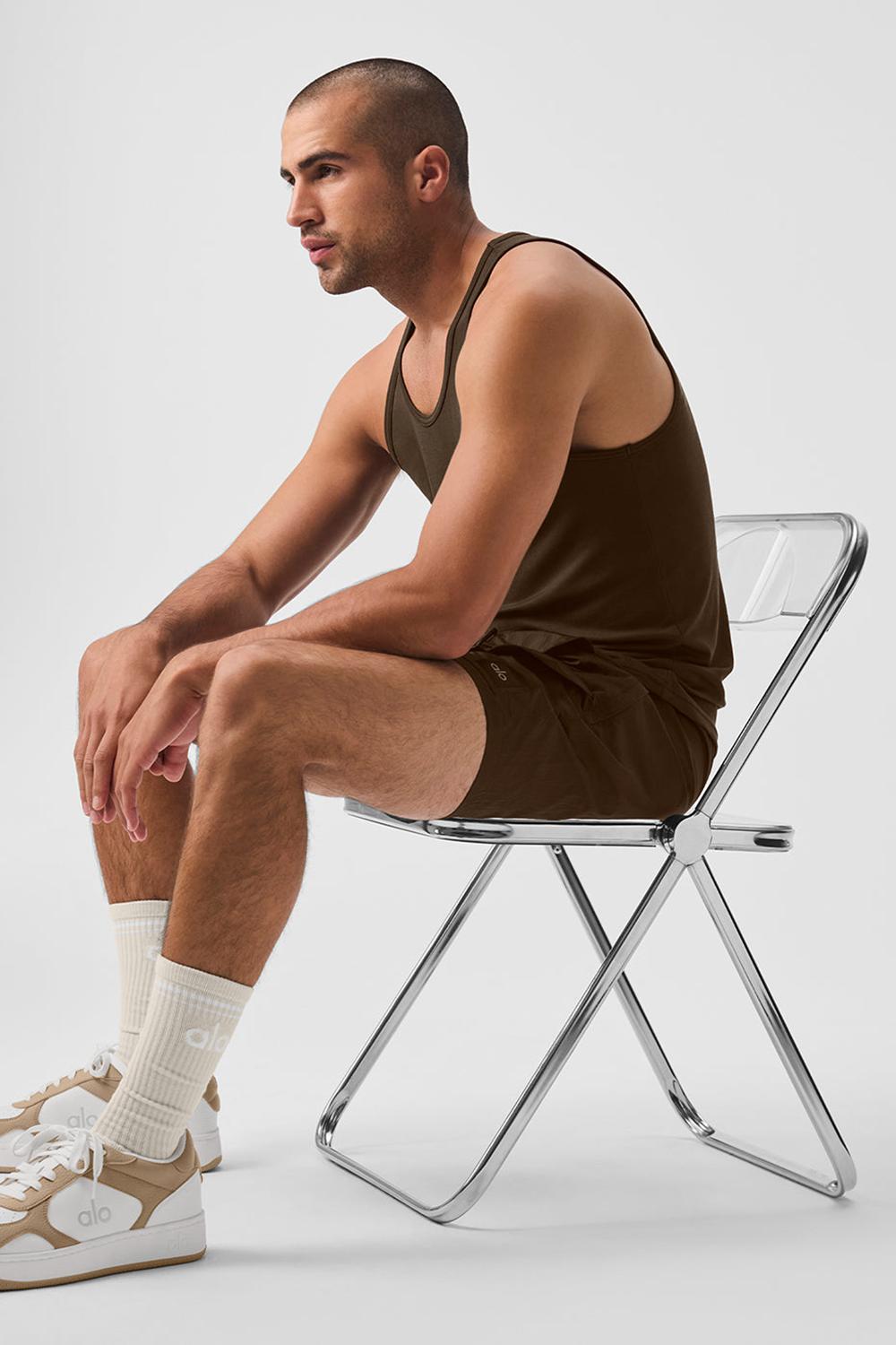 Alo Yoga Everyday Modal Rib Miesten Juoksupaidat Espresso | Suomi  2718-PKVFC