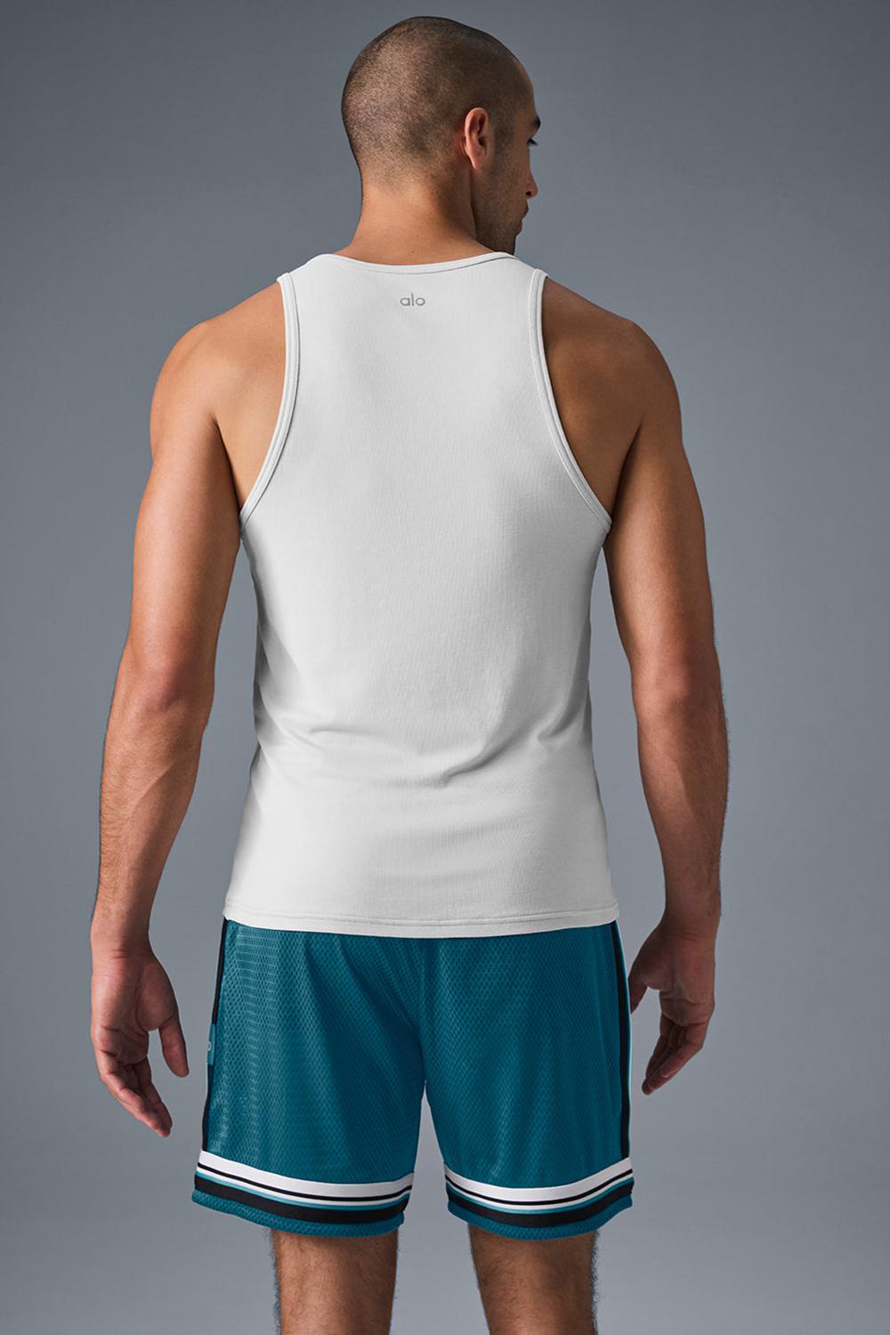 Alo Yoga Everyday Modal Rib Miesten Juoksupaidat Valkoinen | Suomi  3864-NLOWD
