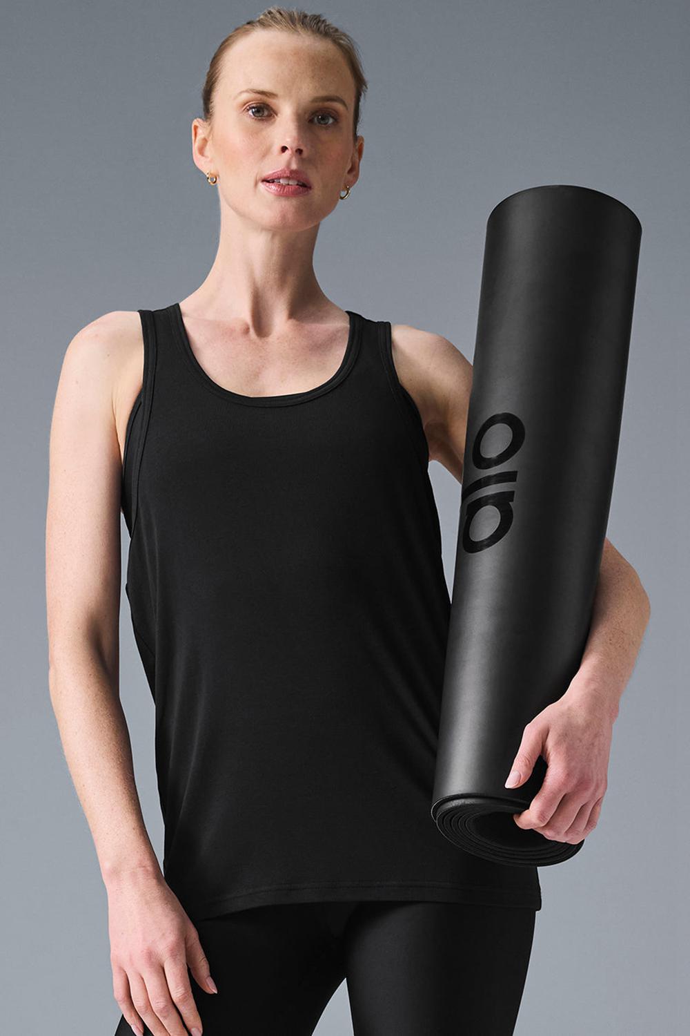 Alo Yoga Everyday Modal Rib Naisten Juoksupaidat Mustat | Suomi  8054-AXPBE