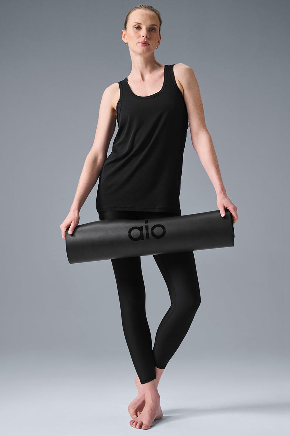 Alo Yoga Everyday Modal Rib Naisten Juoksupaidat Mustat | Suomi  8054-AXPBE