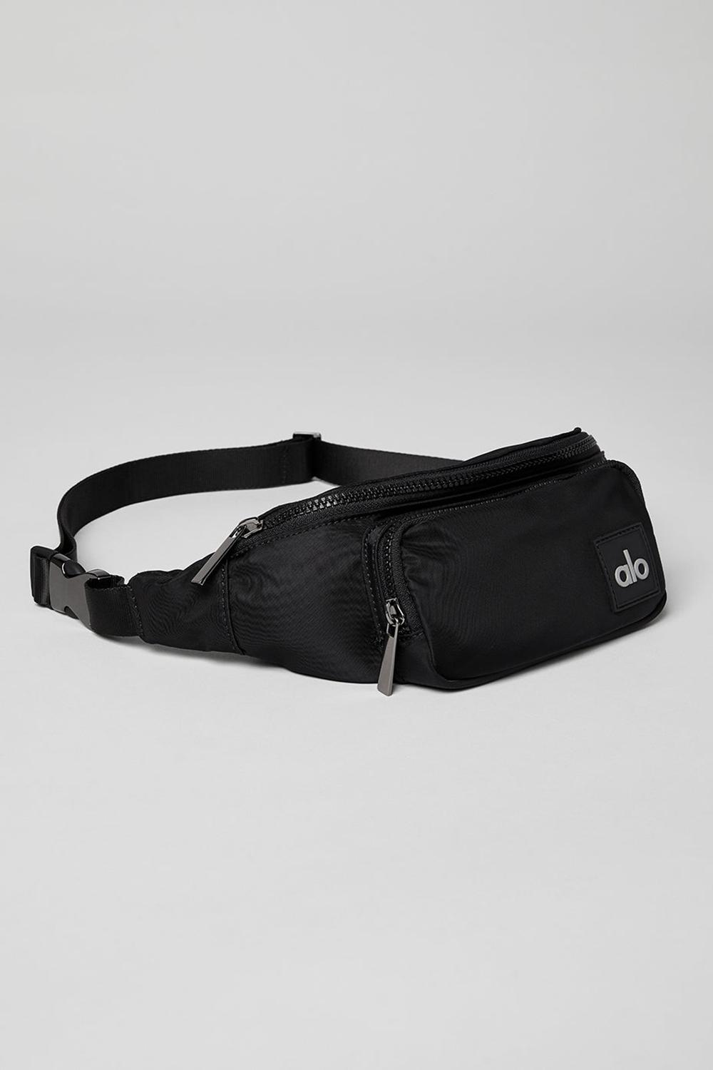 Alo Yoga Explorer Fanny Pack Naisten Bum Bags Mustat | Suomi  4507-SUCBI