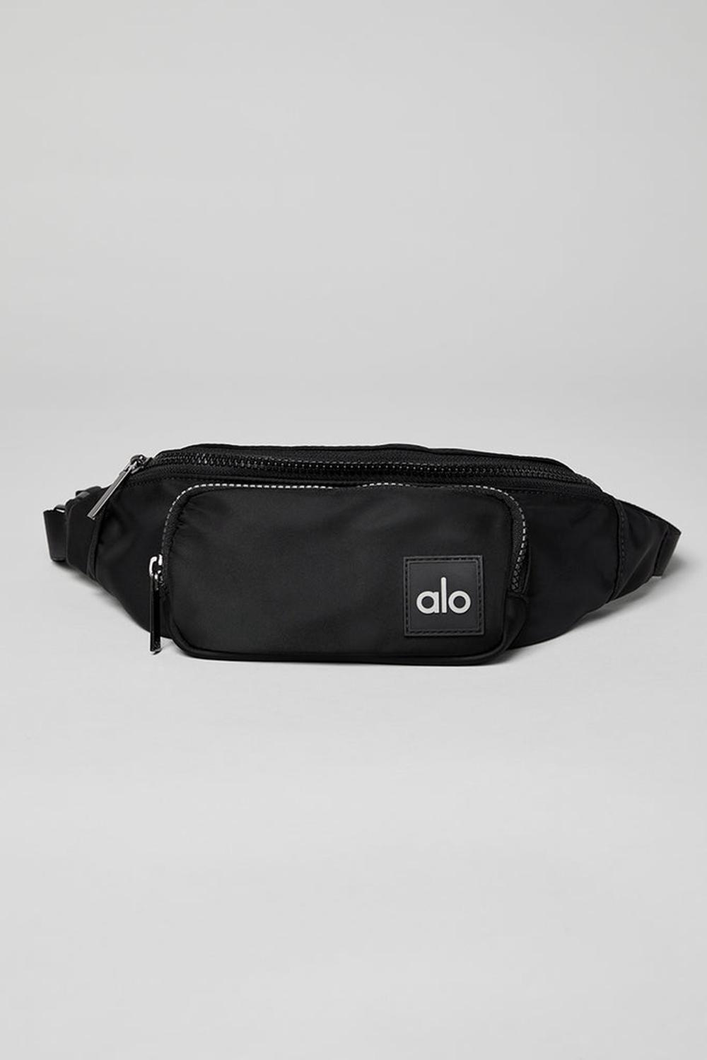 Alo Yoga Explorer Fanny Pack Naisten Bum Bags Mustat | Suomi  4507-SUCBI