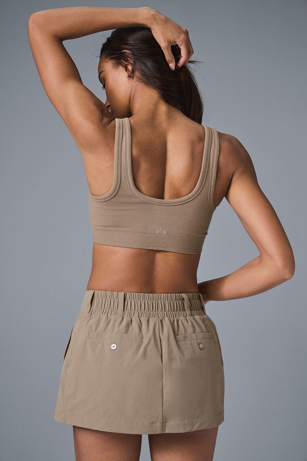 Alo Yoga Fan Club Mini Naisten Hameet Gravel | Suomi  2714-QRTSZ