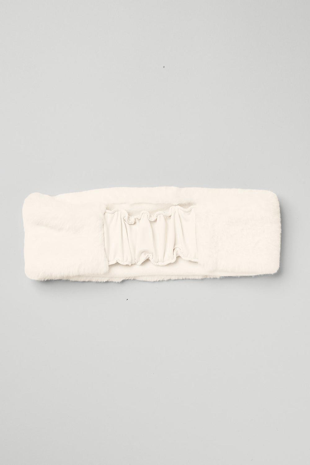 Alo Yoga Faux Fur Ear Warmers Naisten Panta Ivory | Suomi  6832-LHDEC