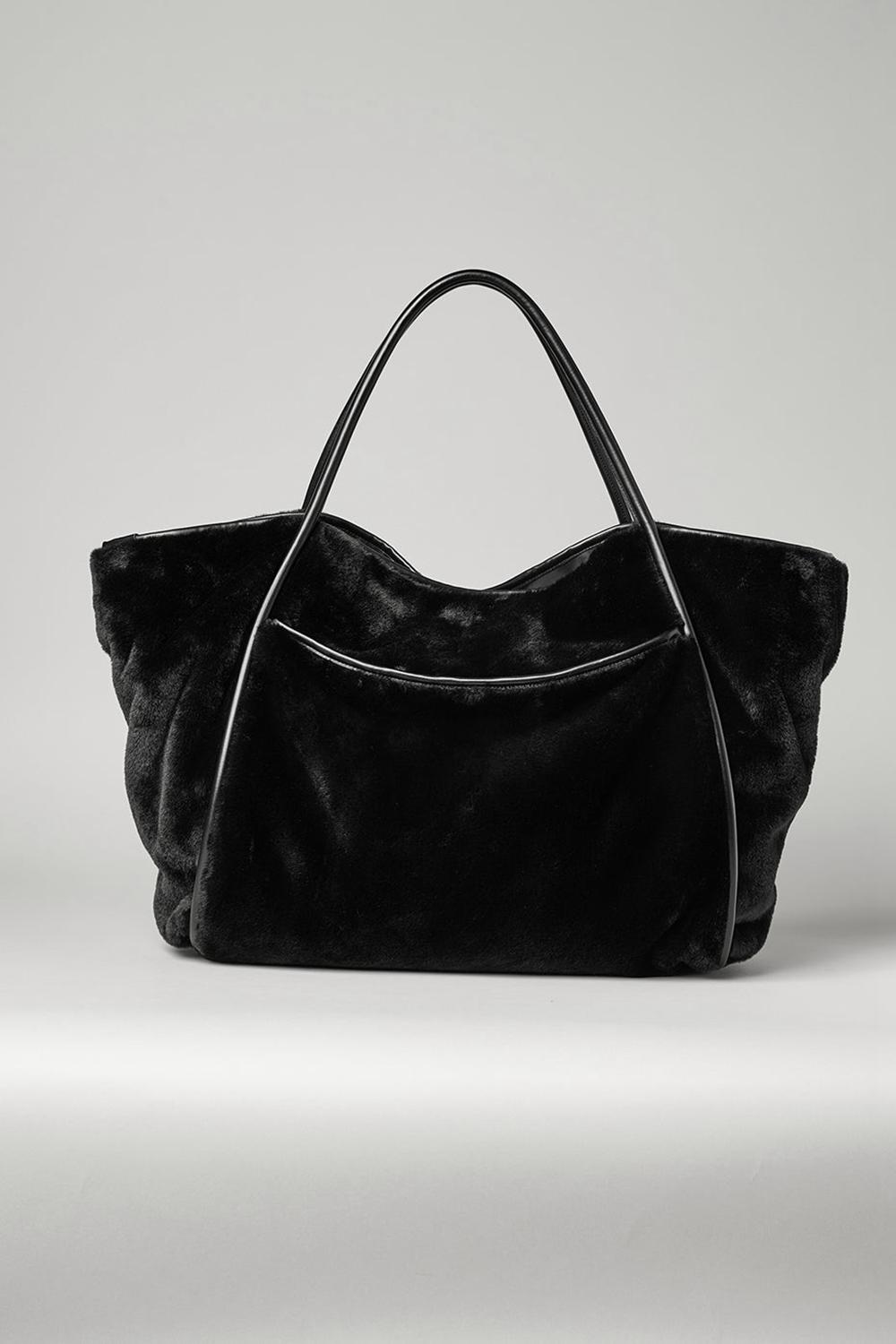 Alo Yoga Faux Fur Naisten Kangaskassit Mustat | Suomi  6297-WDQGU