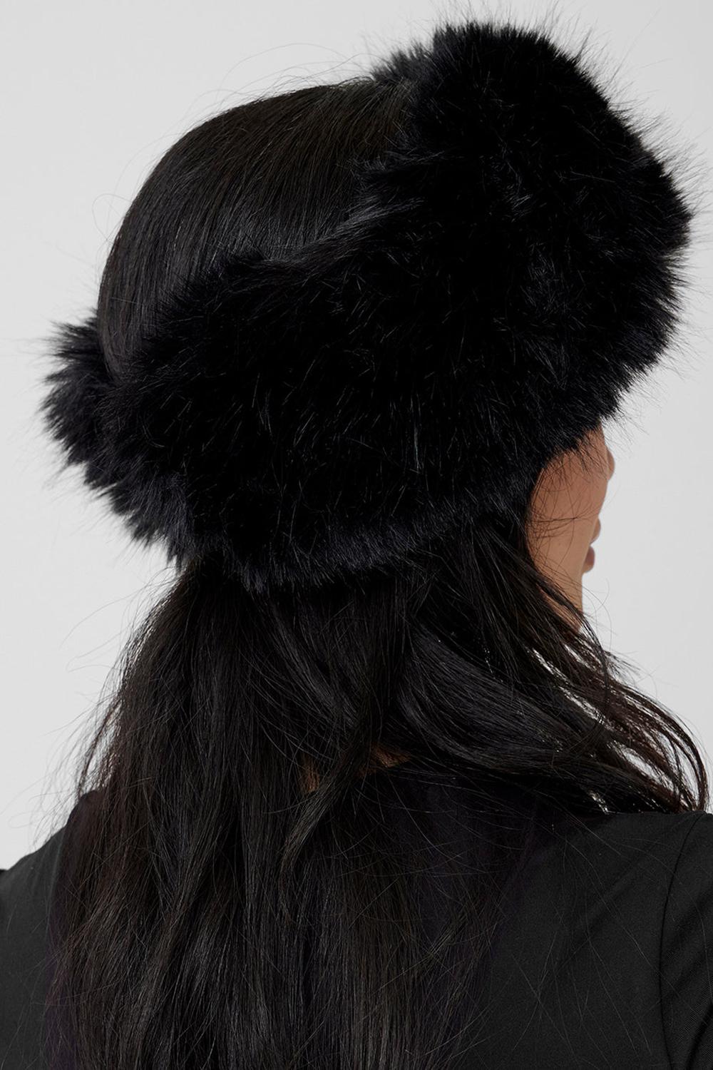Alo Yoga Faux Fur Wintersun Naisten Panta Mustat | Suomi  2951-XDITM