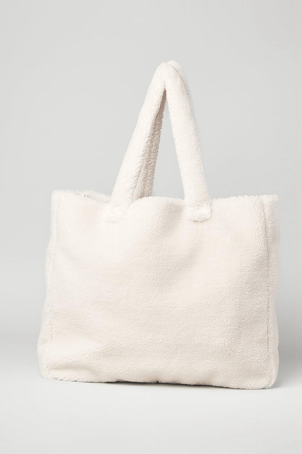 Alo Yoga Foxy Sherpa Naisten Kangaskassit Ivory | Suomi  7619-ZOWXM