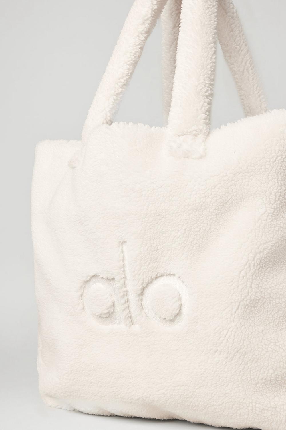 Alo Yoga Foxy Sherpa Naisten Kangaskassit Ivory | Suomi  7619-ZOWXM