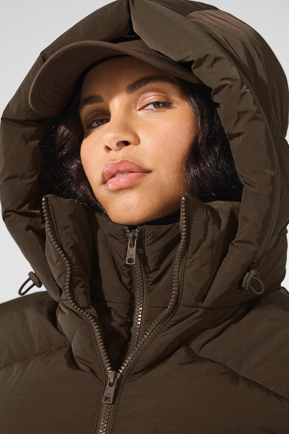 Alo Yoga Glacier Naisten Puffer Takki Espresso | Suomi  9657-FDVPQ