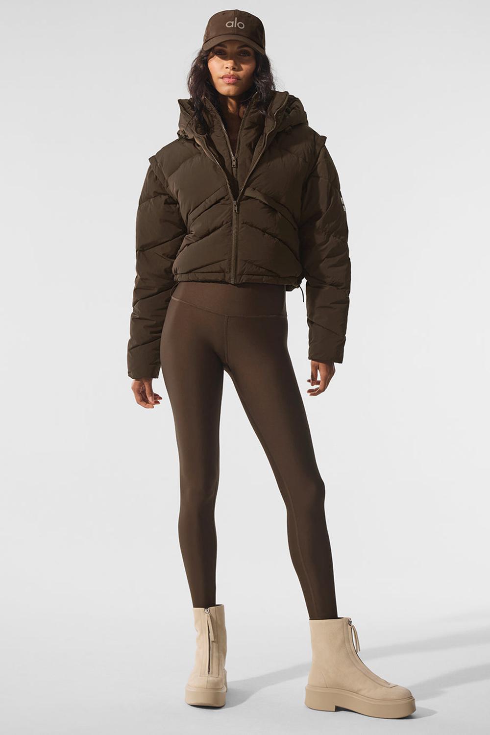 Alo Yoga Glacier Naisten Puffer Takki Espresso | Suomi  9657-FDVPQ
