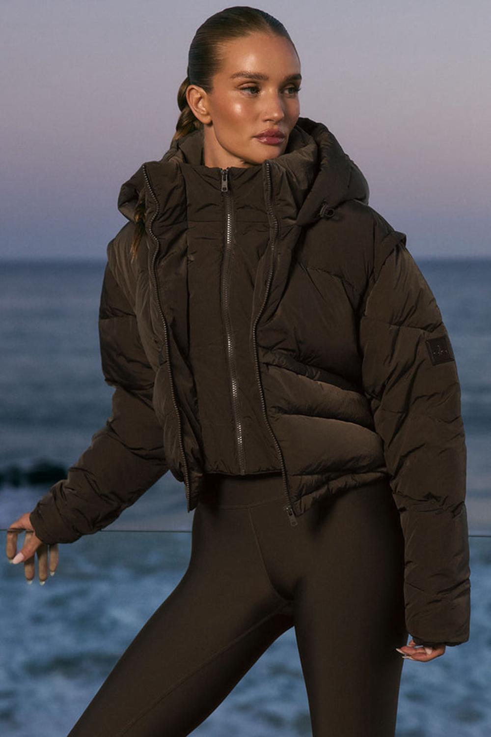 Alo Yoga Glacier Naisten Puffer Takki Espresso | Suomi  9657-FDVPQ