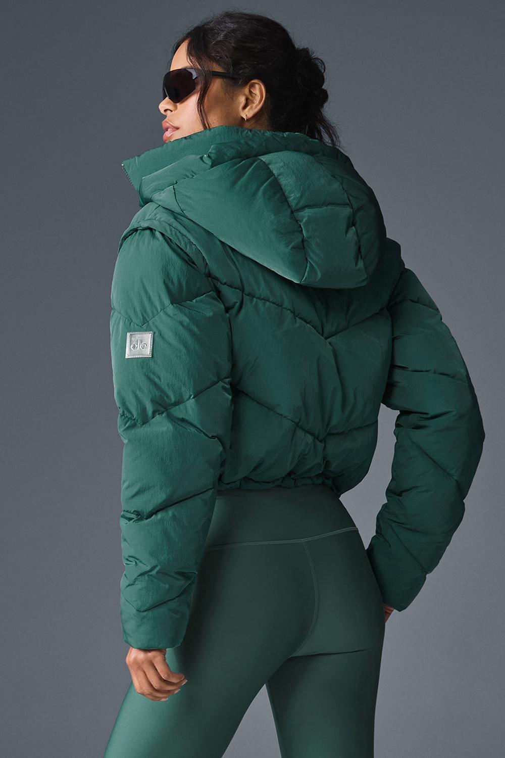 Alo Yoga Glacier Naisten Puffer Takki Winter Ivy | Suomi  0514-AXFHK
