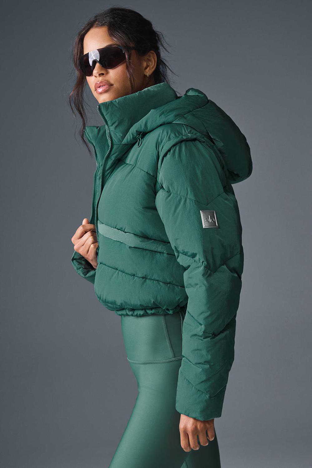Alo Yoga Glacier Naisten Puffer Takki Winter Ivy | Suomi  0514-AXFHK