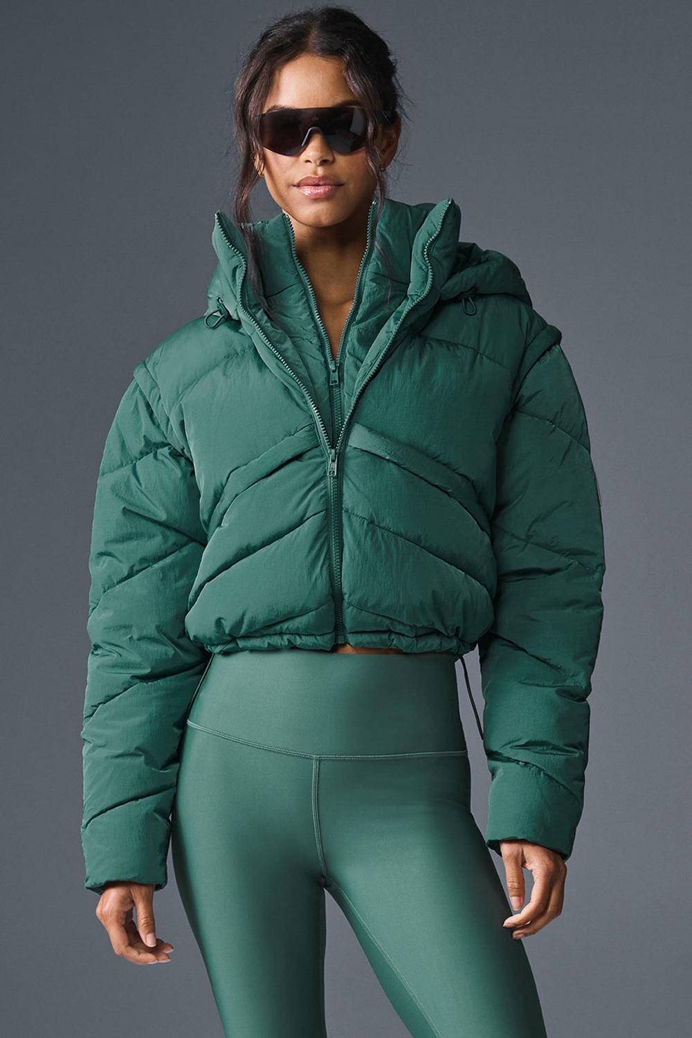 Alo Yoga Glacier Naisten Puffer Takki Winter Ivy | Suomi  0514-AXFHK