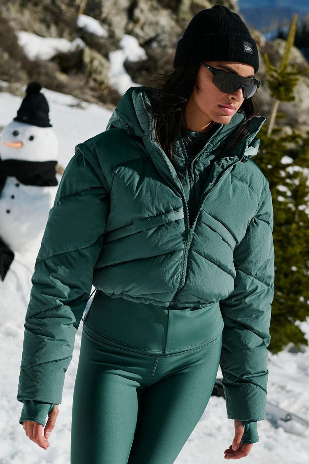 Alo Yoga Glacier Naisten Puffer Takki Winter Ivy | Suomi  0514-AXFHK