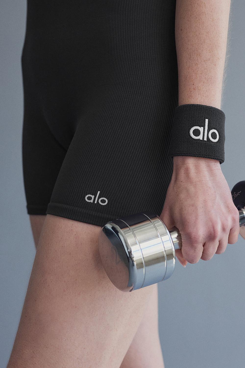 Alo Yoga Glow (2-Pack) Naisten Wristband Mustat | Suomi  3806-HPSRK