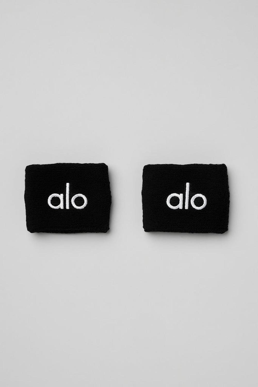 Alo Yoga Glow (2-Pack) Naisten Wristband Mustat | Suomi  3806-HPSRK