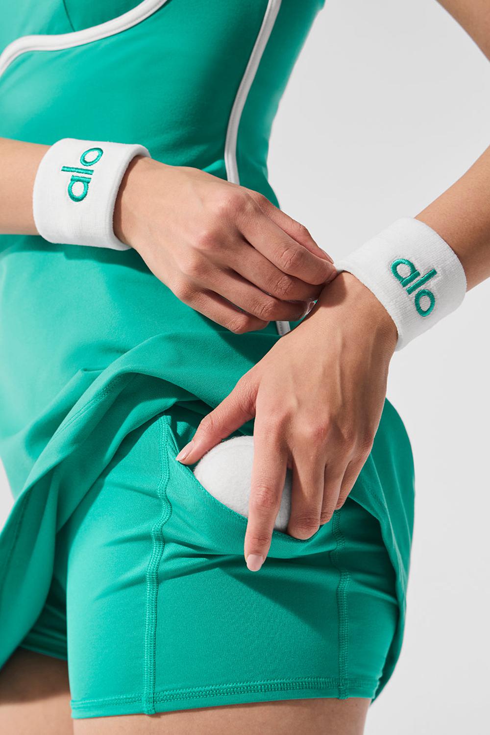 Alo Yoga Glow (2-Pack) Naisten Wristband Valkoinen Vihreä | Suomi  6512-MJKWB