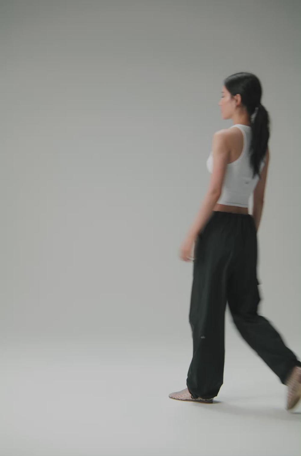 Alo Yoga Goddess Ribbed Go-To Naisten Juoksupaidat Valkoinen | Suomi  9573-ZMVCJ