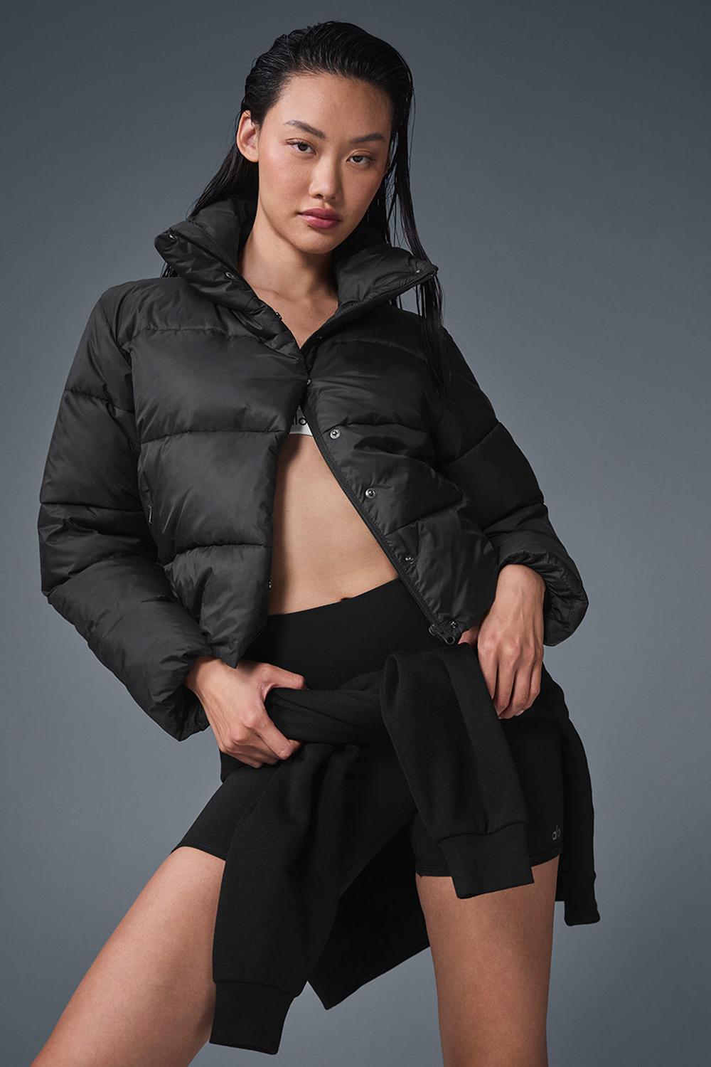 Alo Yoga Gold Rush Naisten Puffer Takki Mustat | Suomi  9467-XJGDL