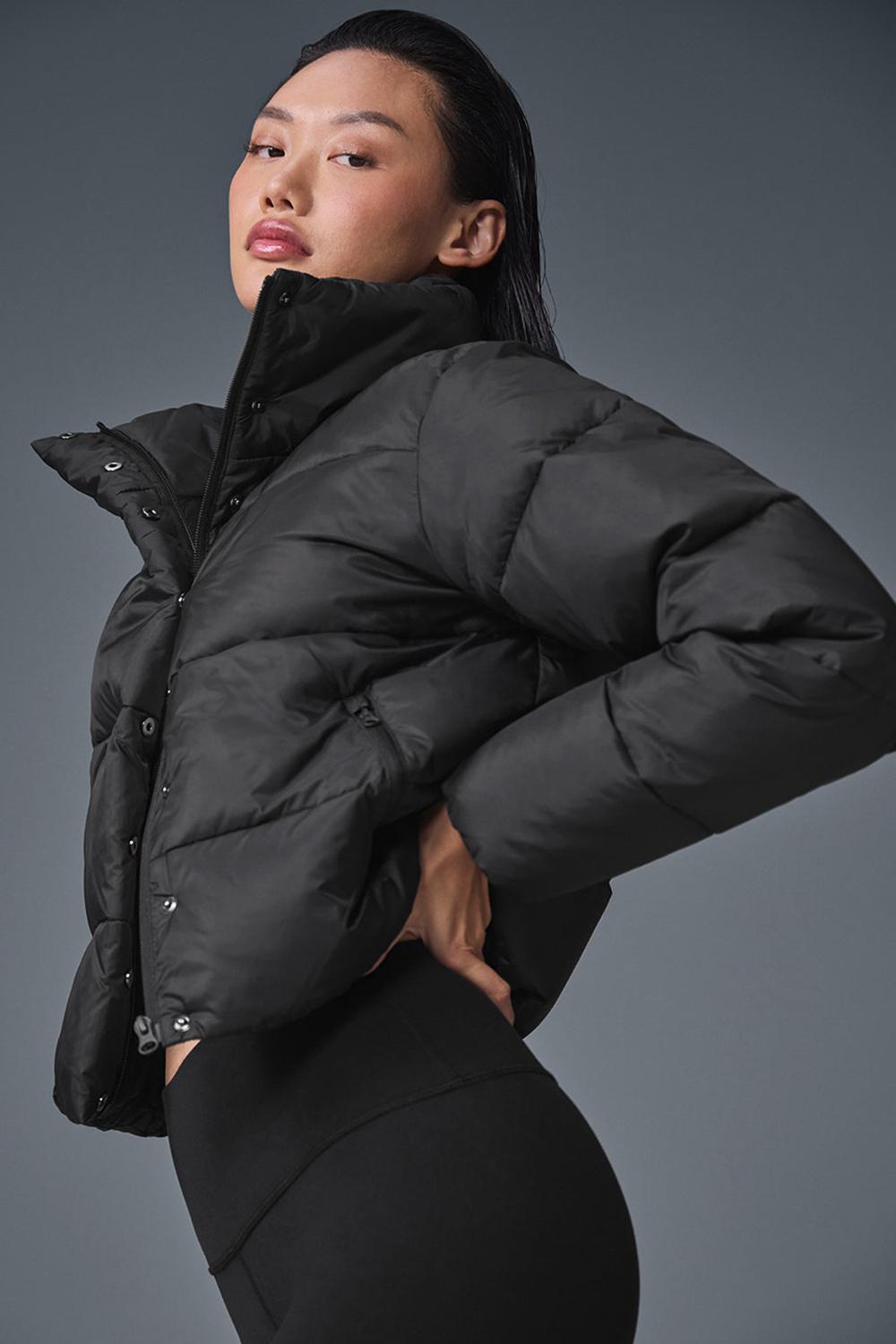 Alo Yoga Gold Rush Naisten Puffer Takki Mustat | Suomi  9467-XJGDL