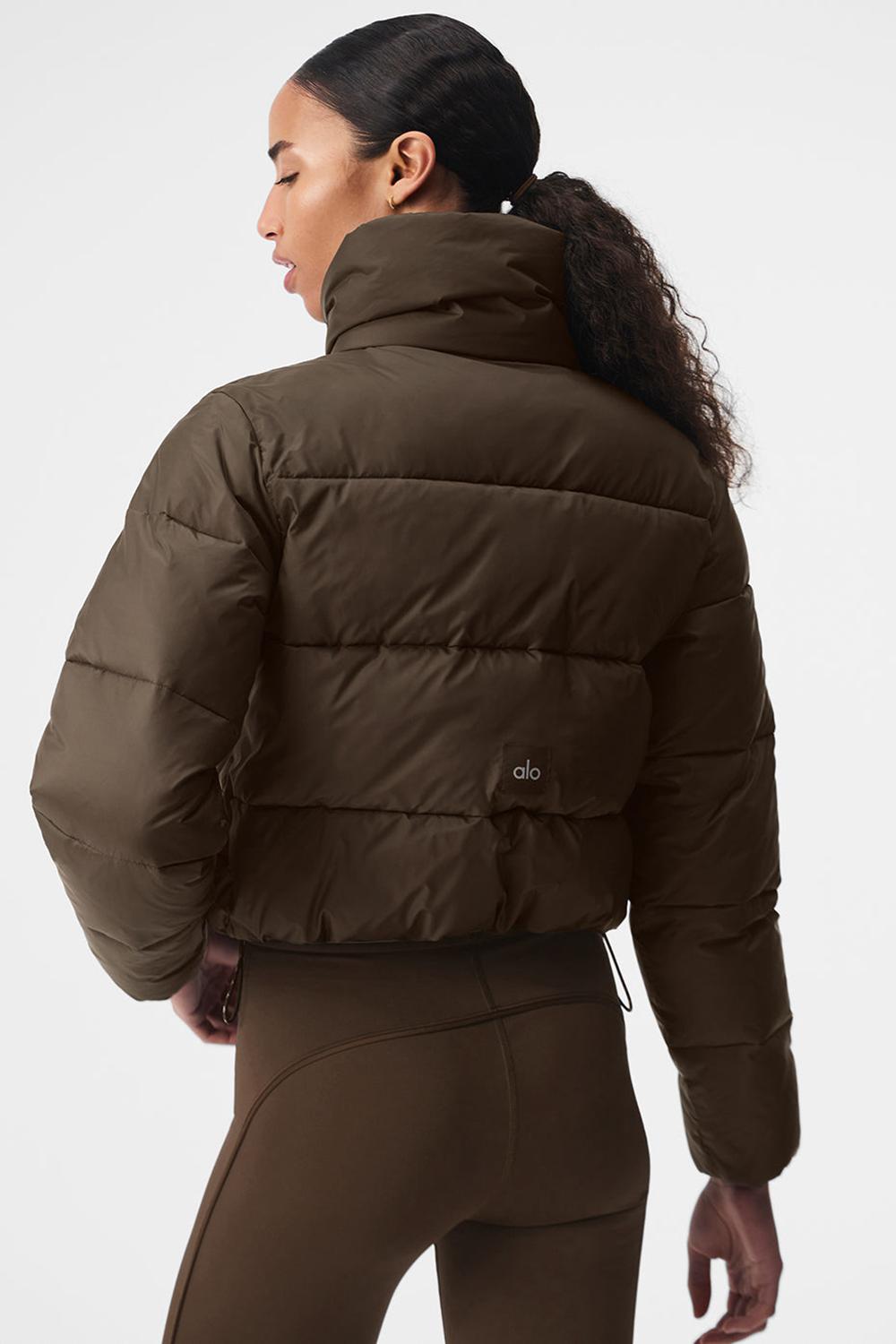 Alo Yoga Gold Rush Naisten Puffer Takki Espresso | Suomi  1023-KZIBG