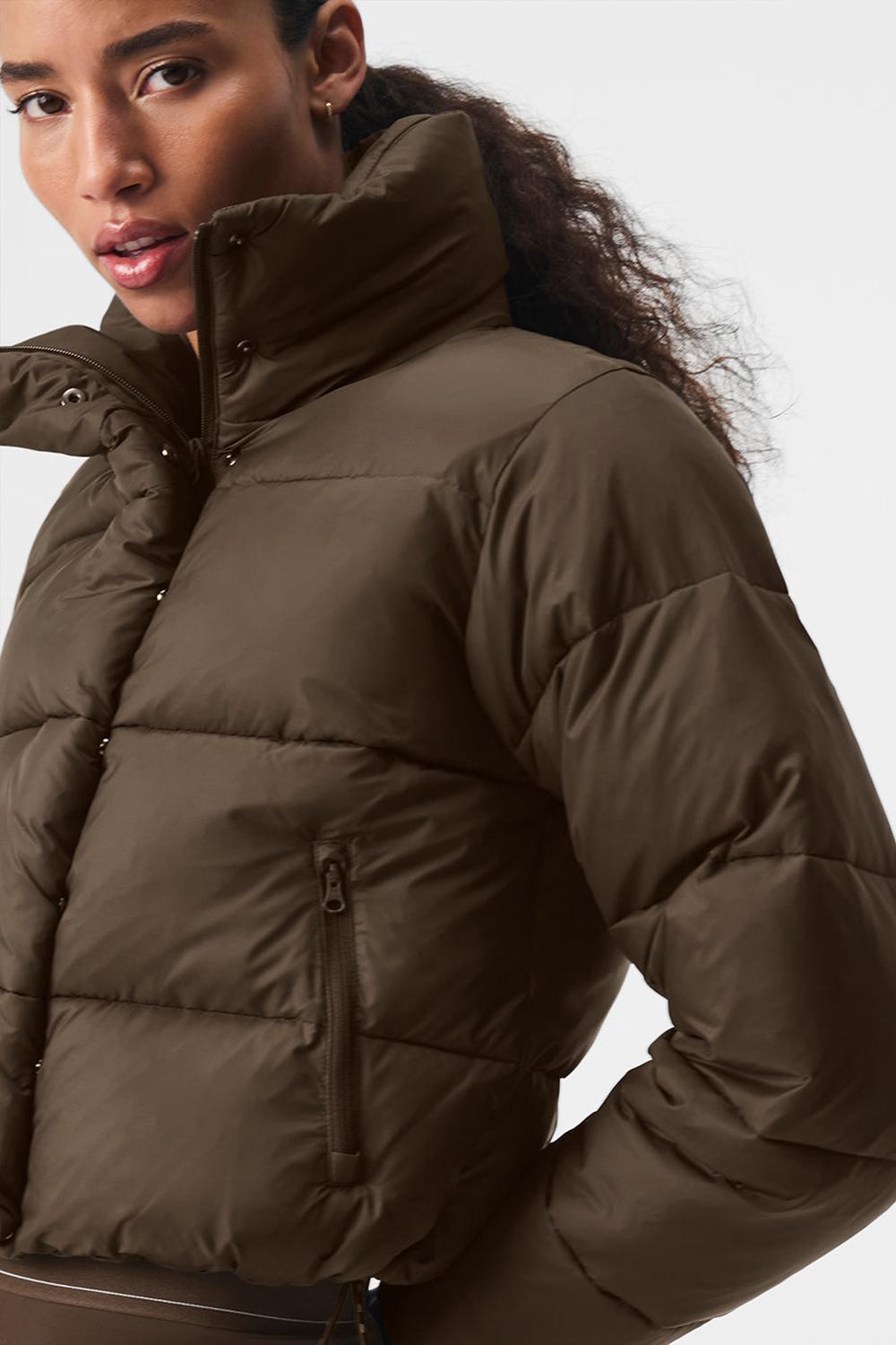 Alo Yoga Gold Rush Naisten Puffer Takki Espresso | Suomi  1023-KZIBG