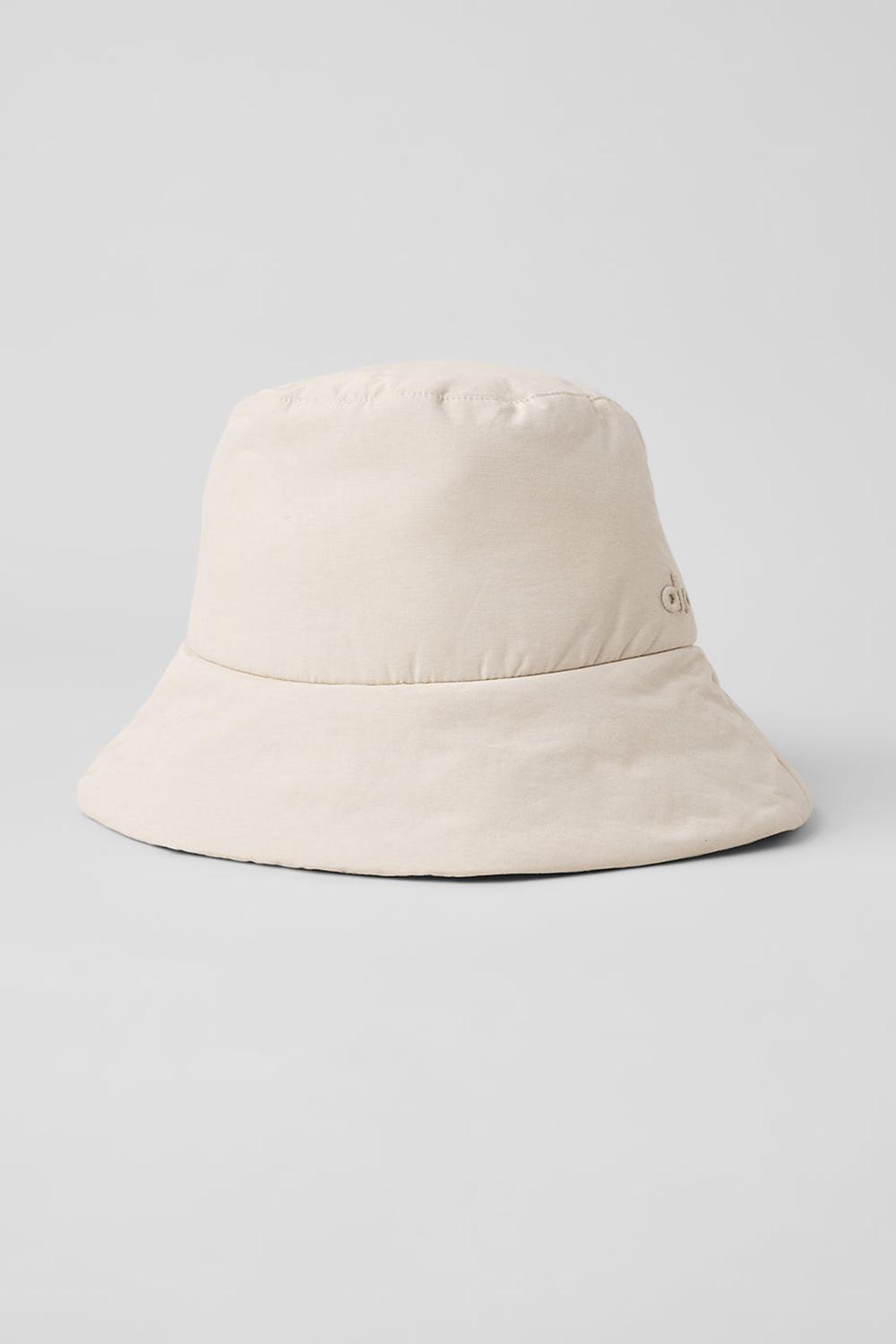 Alo Yoga Good Shade Miesten Bucket Hattu Oat Milk | Suomi  7631-ELHDI