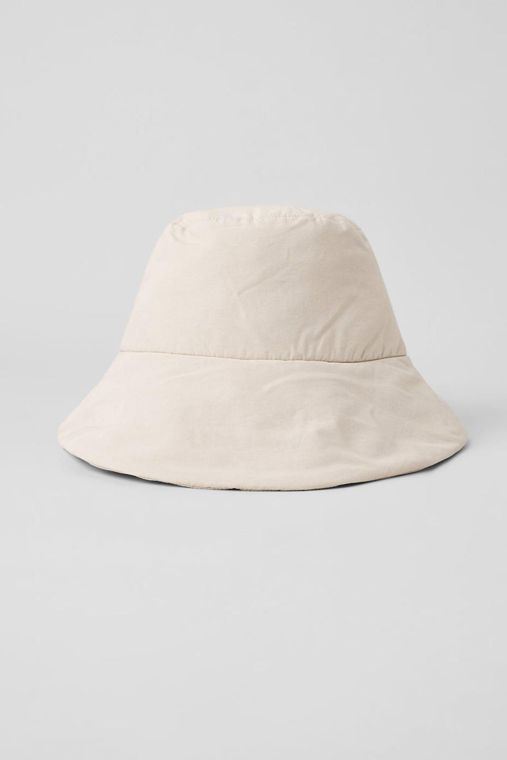 Alo Yoga Good Shade Miesten Bucket Hattu Oat Milk | Suomi  7631-ELHDI