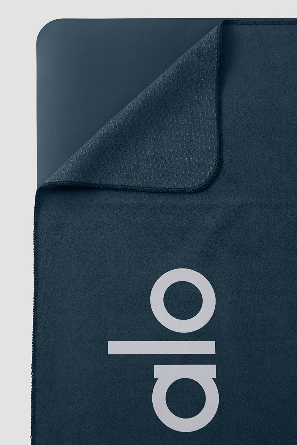 Alo Yoga Grounded No-Slip Miesten Pyyhe Eclipse | Suomi  3856-AXKTY