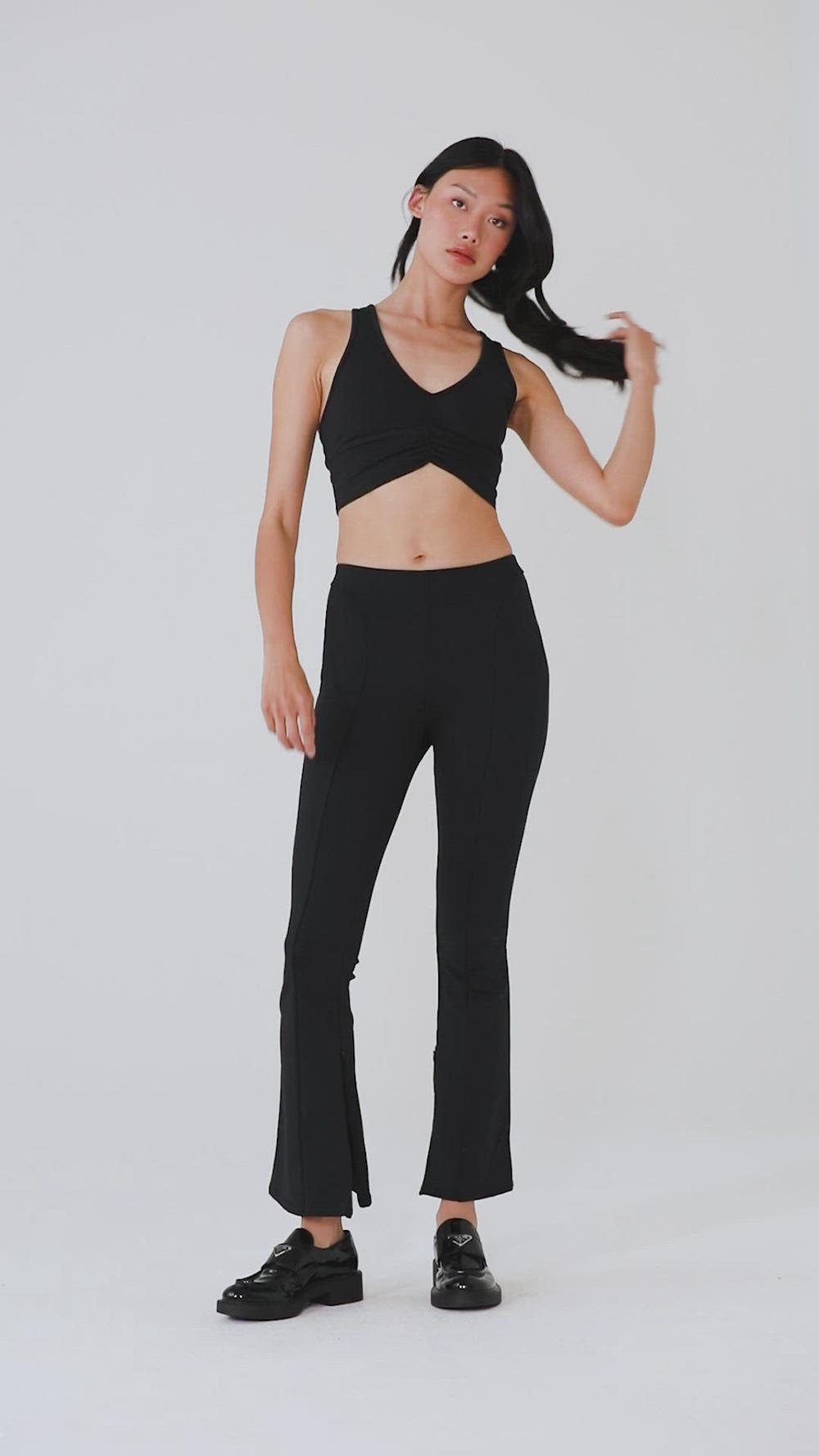 Alo Yoga High-Waist 7/8 Zip It Flare Naisten Leggings Tumman | Suomi  9640-ZKGRP