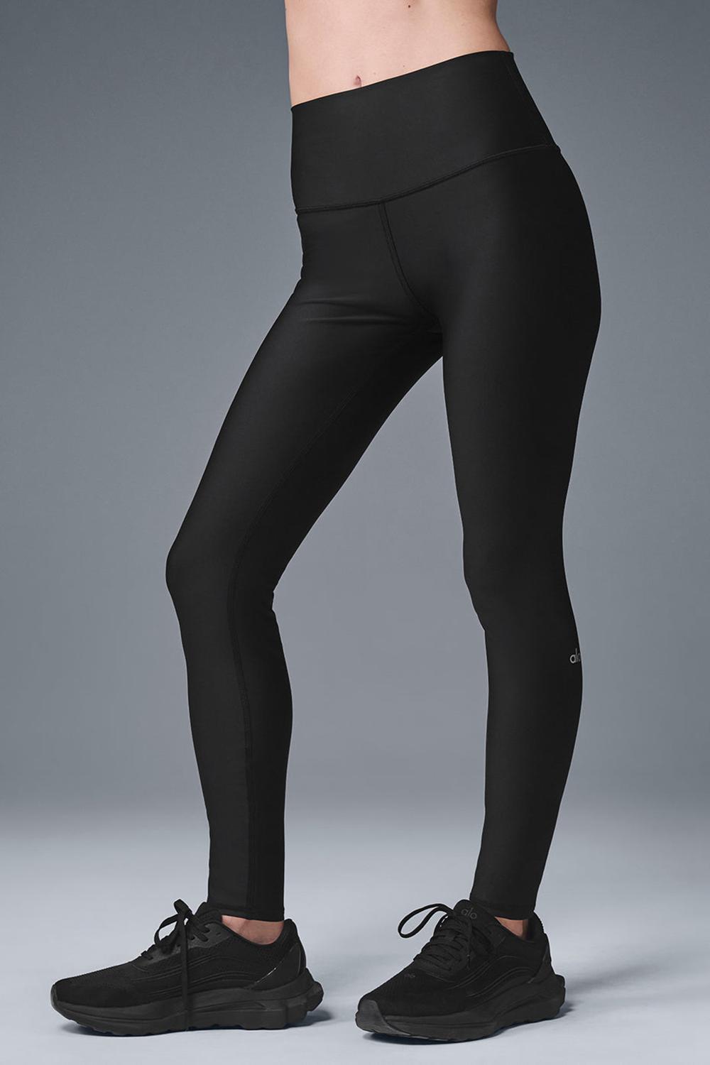 Alo Yoga High-Waist Airlift Naisten Leggings Mustat | Suomi  9067-SXPRV