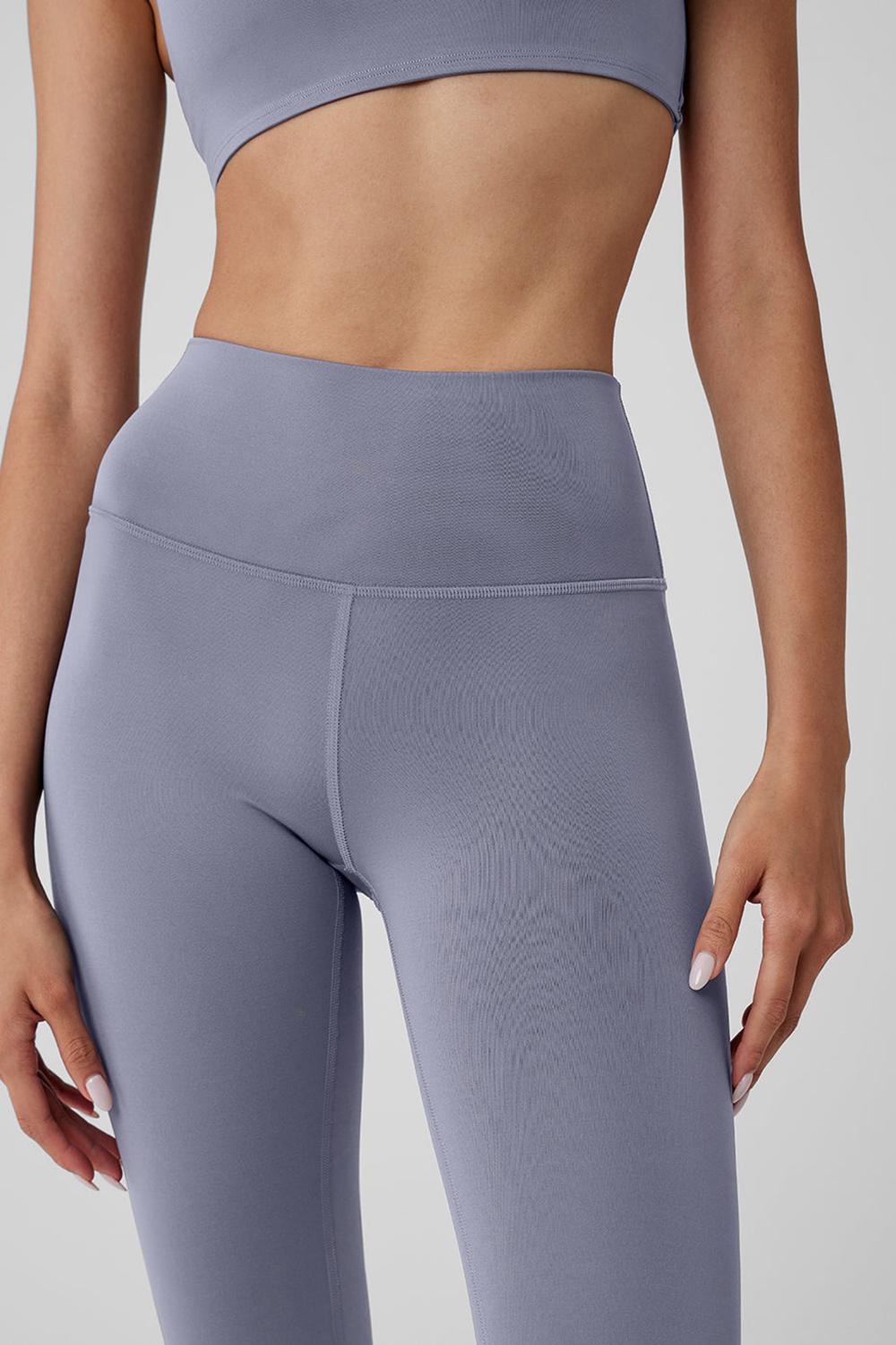 Alo Yoga High-Waist Airlift Naisten Leggings Fog | Suomi  6490-ATMLP
