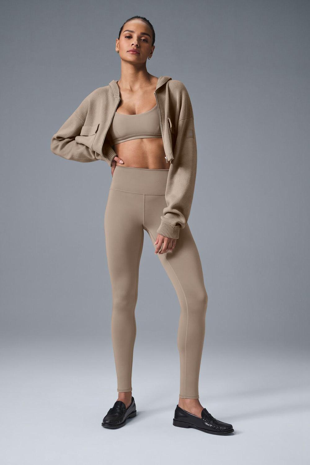 Alo Yoga High-Waist Airlift Naisten Leggings Gravel | Suomi  5496-ENWHC