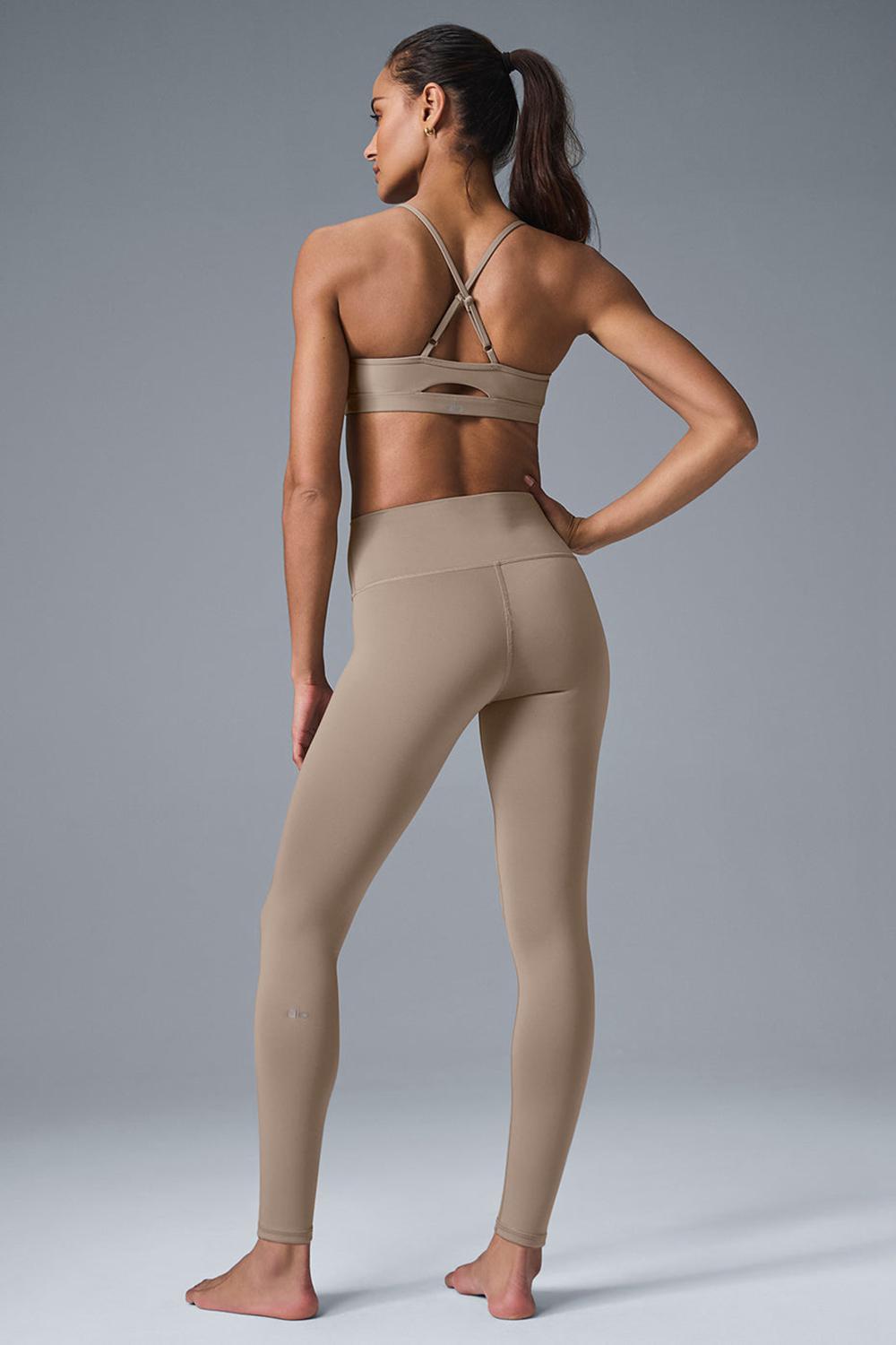 Alo Yoga High-Waist Airlift Naisten Leggings Gravel | Suomi  5496-ENWHC