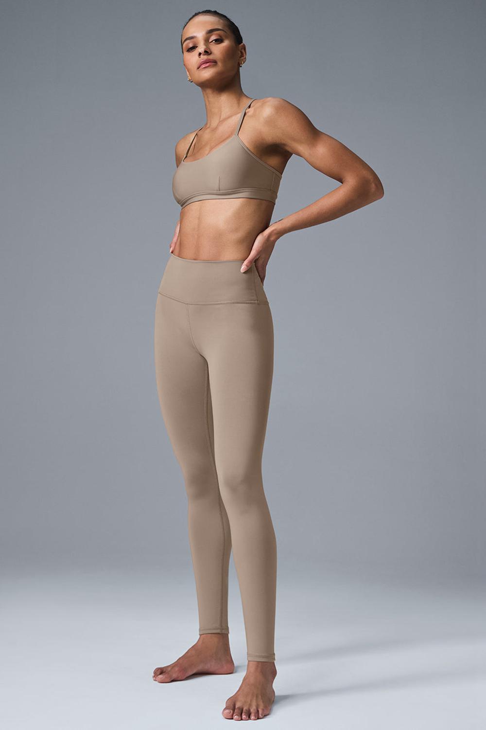 Alo Yoga High-Waist Airlift Naisten Leggings Gravel | Suomi  5496-ENWHC