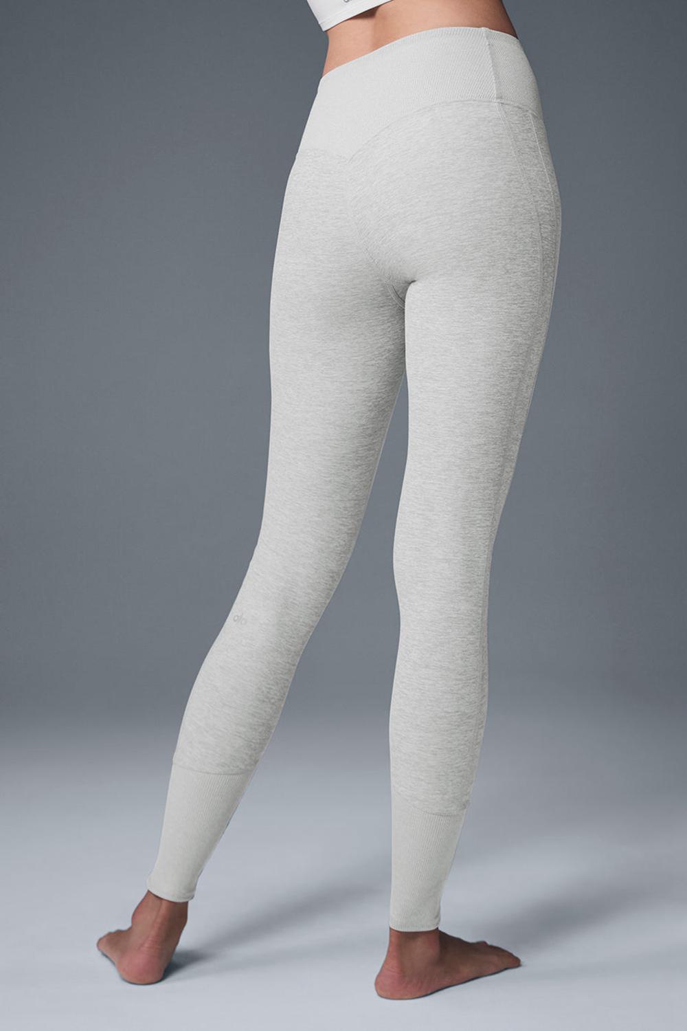 Alo Yoga High-Waist Alosoft Lounge Naisten Leggings Harmaat | Suomi  1540-UGQWH