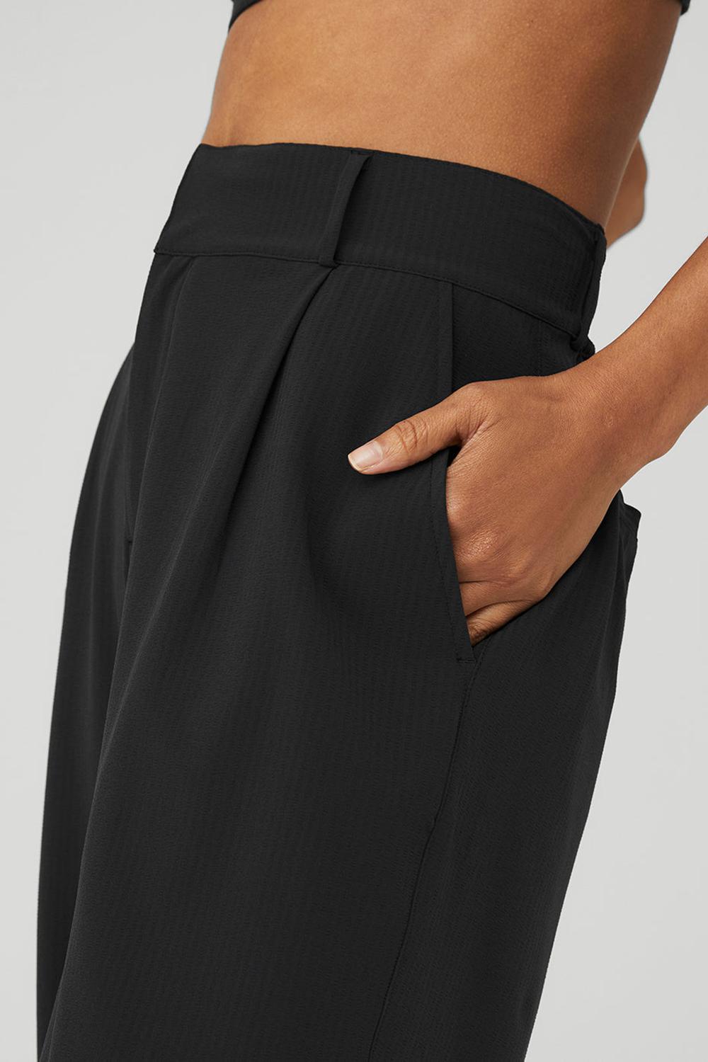 Alo Yoga High-Waist Dreamscape (Long) Naisten Housut Mustat | Suomi  1579-GPEBL