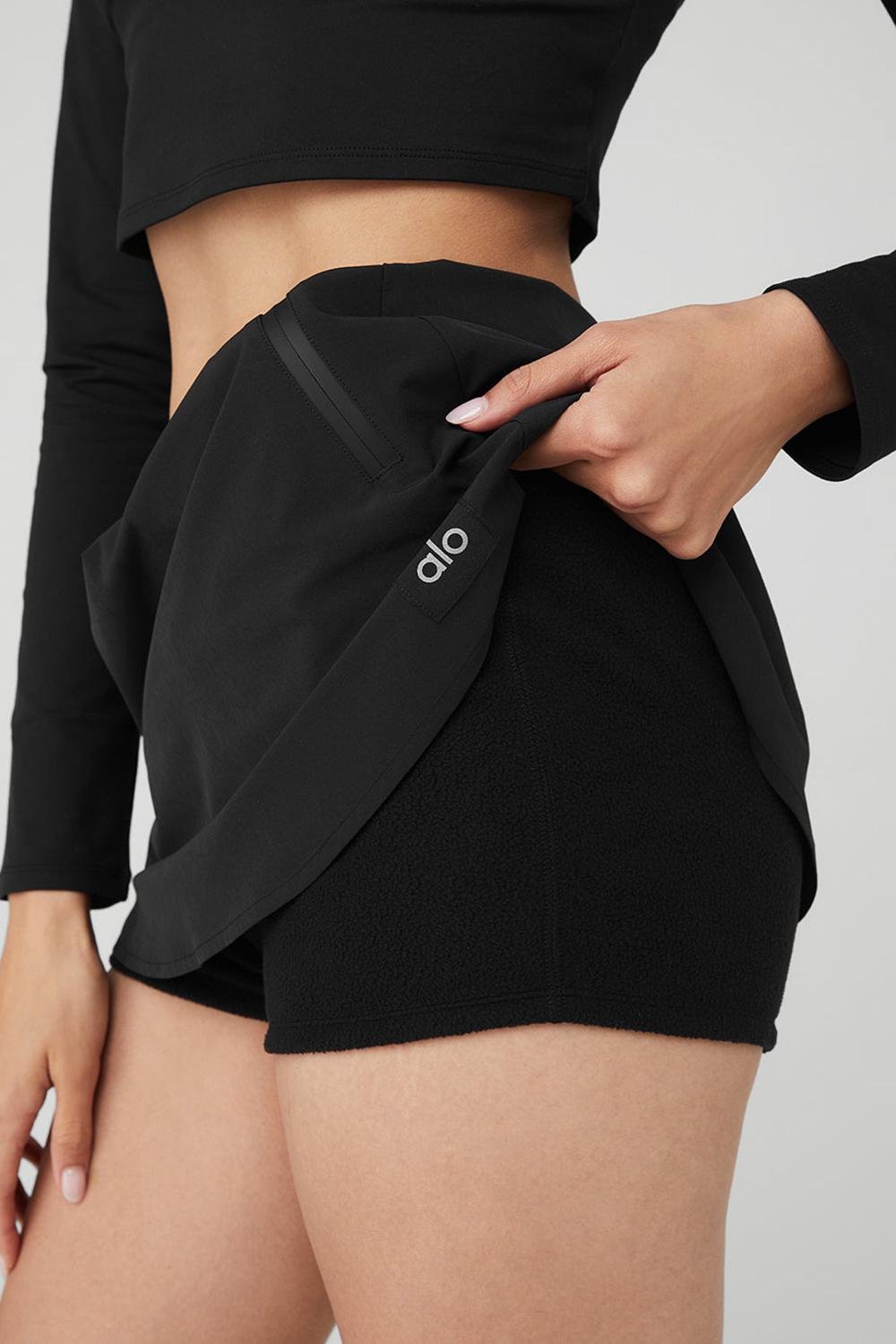 Alo Yoga High-Waist Elevation Mini Naisten Hameet Mustat | Suomi  9167-FPQIU
