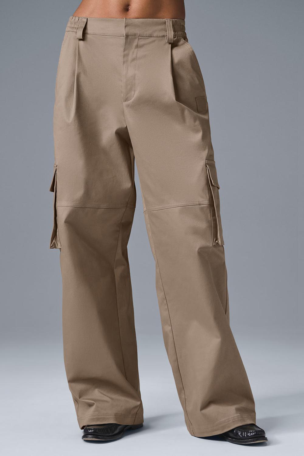 Alo Yoga High-Waist Night Out Cargo Naisten Housut Gravel | Suomi  4298-CYLZF