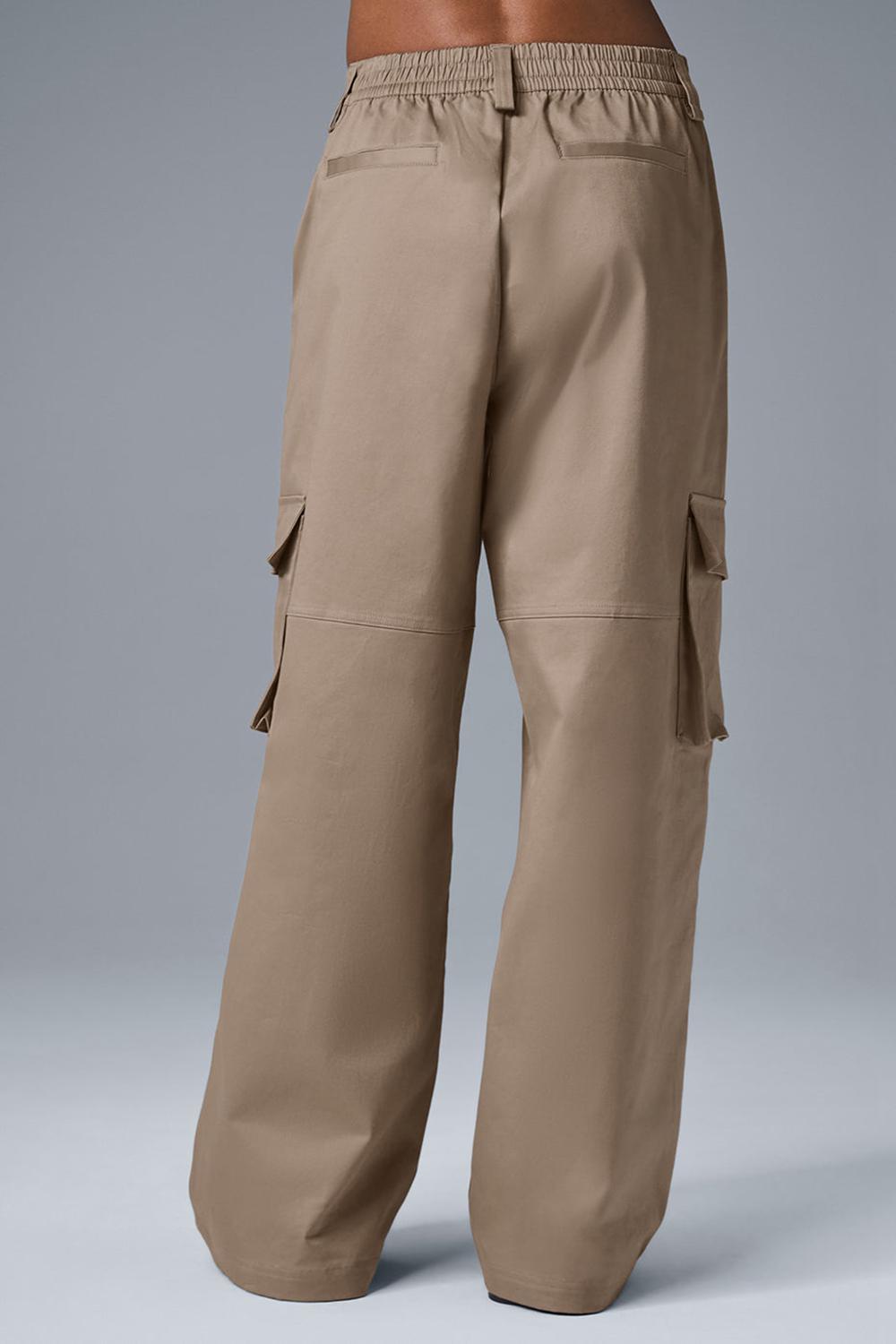 Alo Yoga High-Waist Night Out Cargo Naisten Housut Gravel | Suomi  4298-CYLZF