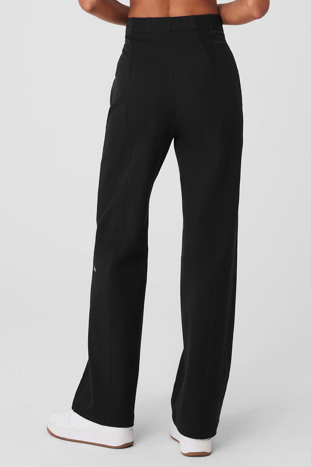 Alo Yoga High-Waist On Point Moto Naisten Housut Mustat | Suomi  9532-JEONU