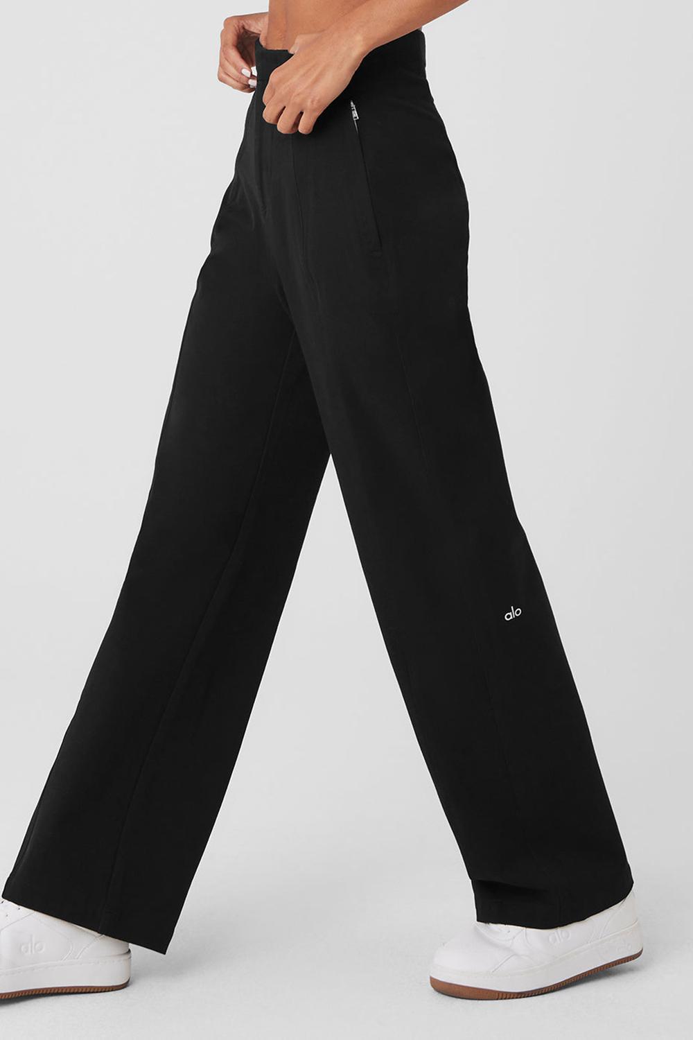 Alo Yoga High-Waist On Point Moto Naisten Housut Mustat | Suomi  9532-JEONU