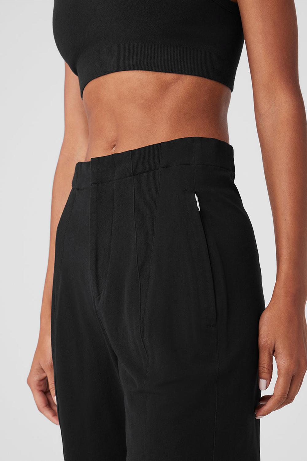 Alo Yoga High-Waist On Point Moto Naisten Housut Mustat | Suomi  9532-JEONU