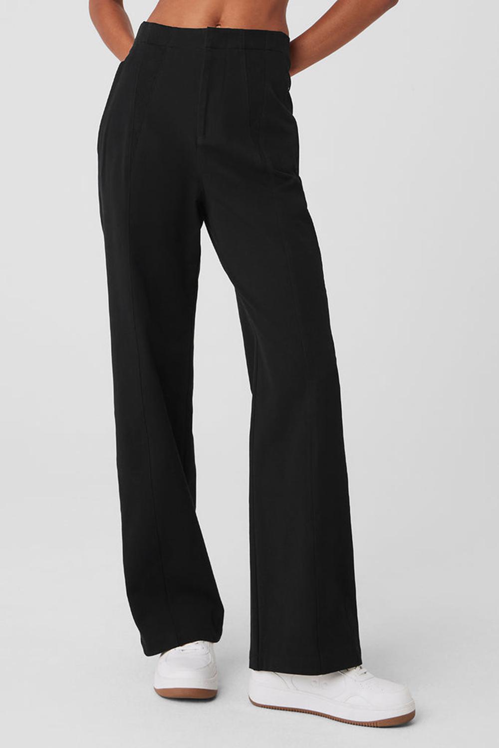 Alo Yoga High-Waist On Point Moto Naisten Housut Mustat | Suomi  9532-JEONU